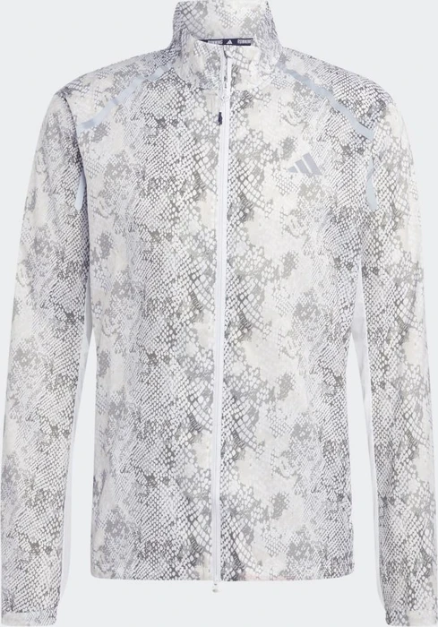adidas Allover Print Marathon Jacke white/focus olive (Herren)