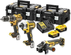 DeWalt DCK384P2T Kombopack Akku-Maschinenset inkl. Koffer + 2 Akkus 5.0Ah