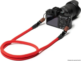 C-Rope Kameragurt aus Kletterseil 125cm Bright Red