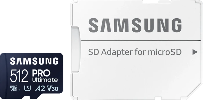 Samsung PRO Ultimate R200/W130 512GB Kit, UHS-I U3, A2, Class 10