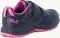 Jack Wolfskin Woodland Texapore Low VC blau/rosa (Junior) Vorschaubild