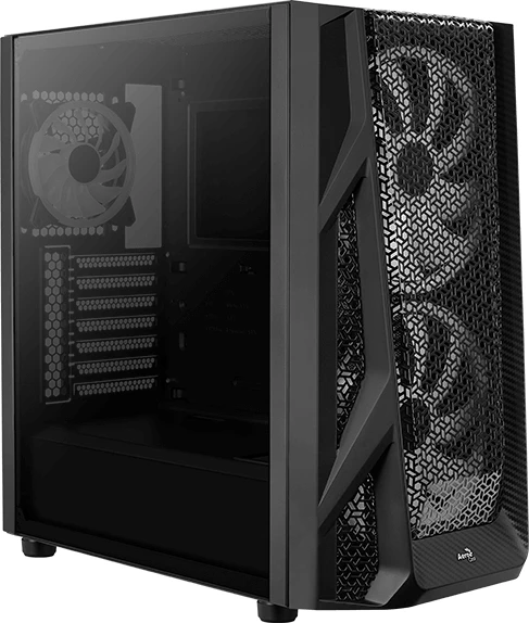 AeroCool AirHawk Duo ARGB, Glasfenster