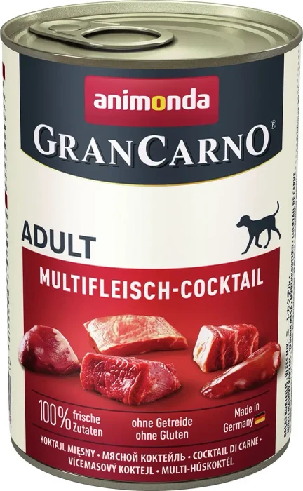 animonda GranCarno Dose Fleisch pur Adult Multifleisch-Cocktail, 4.80kg (12x 400g)