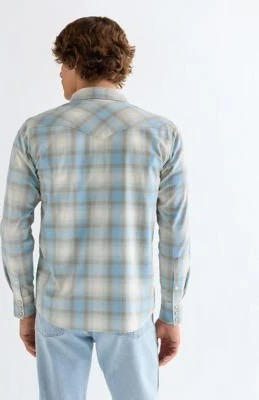 Wrangler Regular Western Hemd langarm blue tan (Herren)