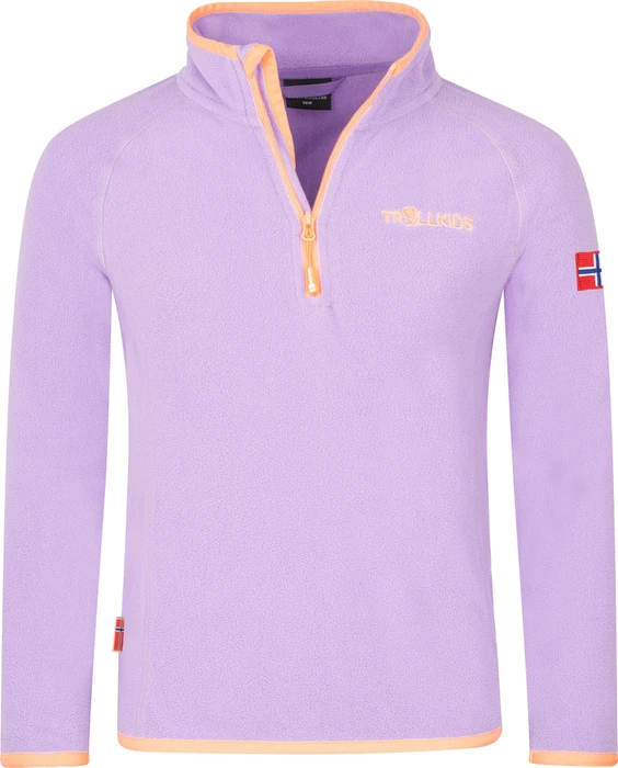 Trollkids Nordland Half Zip Pullover violet sorbet/graphite (Junior)