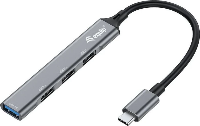 Equip 4 Port USB Hub, USB-C 3.0 [Stecker]
