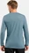 Odlo Ascent Merino 200 Funktionsshirt langarm provincial blue (Herren) Vorschaubild