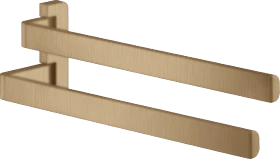 Hansgrohe Axor Universal Softsquare Handtuchhalter zweiarmig brushed bronze