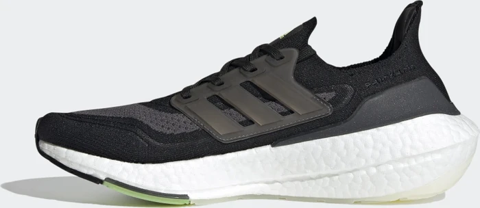 adidas Ultraboost 21 core black/silver metallic/solar yellow (Herren)