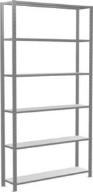 Schulte Lagertechnik Multiplus 150 Schwerlastregal 130x250x20cm verzinkt