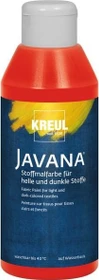 Kreul Javana Stoffmalfarbe für helle und dunkle Stoffe, rot, 250ml