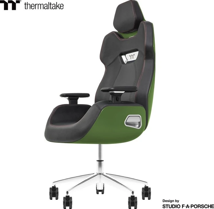 Thermaltake ARGENT E700 Gamingstuhl, schwarz/grün
