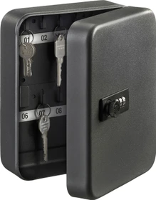 Burg-Wächter KC 20 C Schlüsselkasten, schwarz, mechanische Zahlenkombination