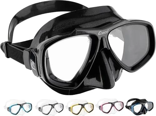 Cressi Focus Zweiglasmaske schwarz