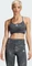 adidas Aeroreact Training Essentials Light Support Tie-Dye Flower-Print Sport-BH grey five/carbon (Damen) Vorschaubild