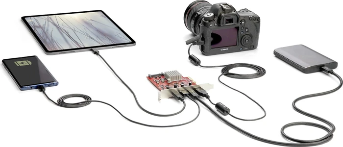 StarTech 2x USB-C 3.1, 2x USB-A 3.1, PCIe 3.0 x4