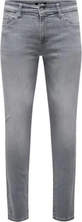 ONLY & SONS Slim Low Loom Jeans light grey denim (Herren)