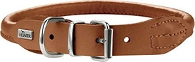 Hunter Round & Soft Elk Hundehalsband, Leder, weich, rund, fellschonend, 55 M-L