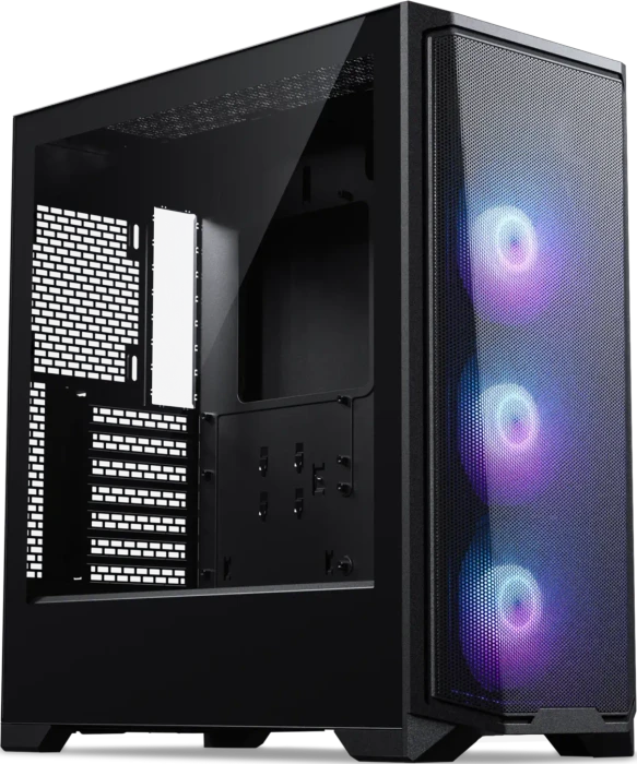 Phanteks Eclipse G370A, schwarz, Glasfenster
