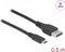 DeLOCK USB-C [Stecker] auf DisplayPort 1.4 [Stecker] Kabel 8K 60Hz schwarz, 0.5m Vorschaubild