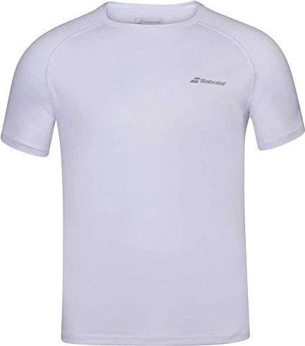 Babolat Play Crew Neck Tennis Funktionsshirt kurzarm weiß (Junior)