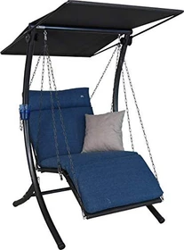 Angerer Swing Smart Hollywoodschaukel 1-Sitzer denim