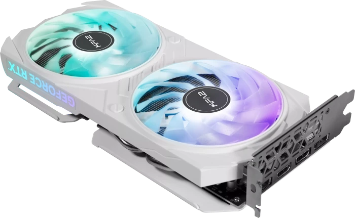 KFA2 GeForce RTX 4060 EX White (1-Click OC), 8GB GDDR6, HDMI, 3x DP