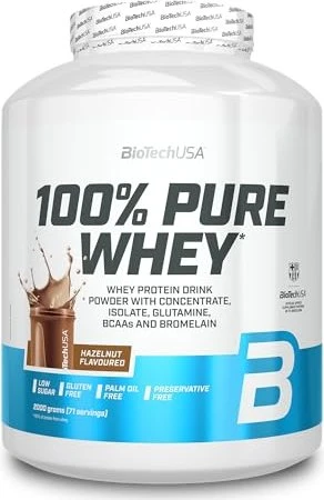 BioTech USA 100% Pure Whey Haselnuss 2kg