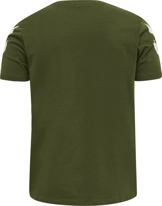 hummel Legacy Chevron T-Shirt kurzarm rifle green