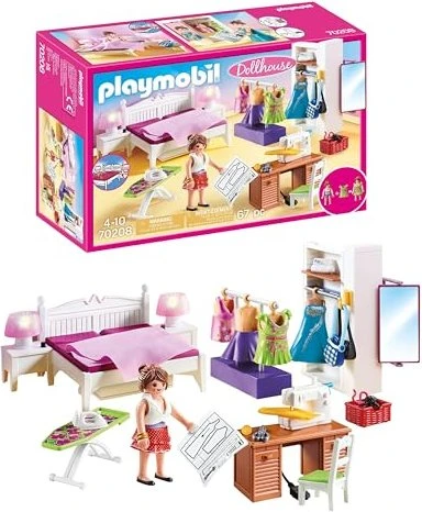 playmobil Dollhouse Schlafzimmer mit Nähecke