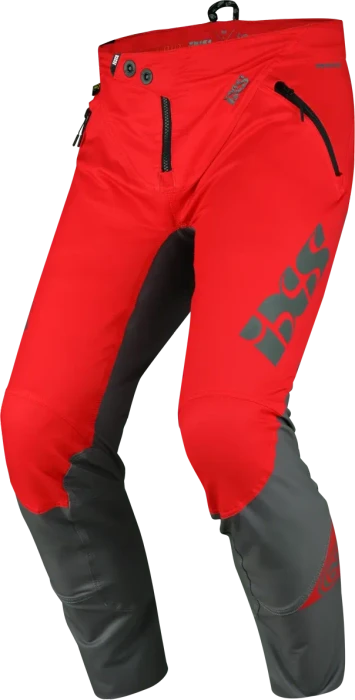 iXS Trigger Fahrradhose lang red/graphite (Herren)