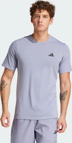 adidas Train Essentials Feelready Laufshirt kurzarm silver violet/black (Herren)