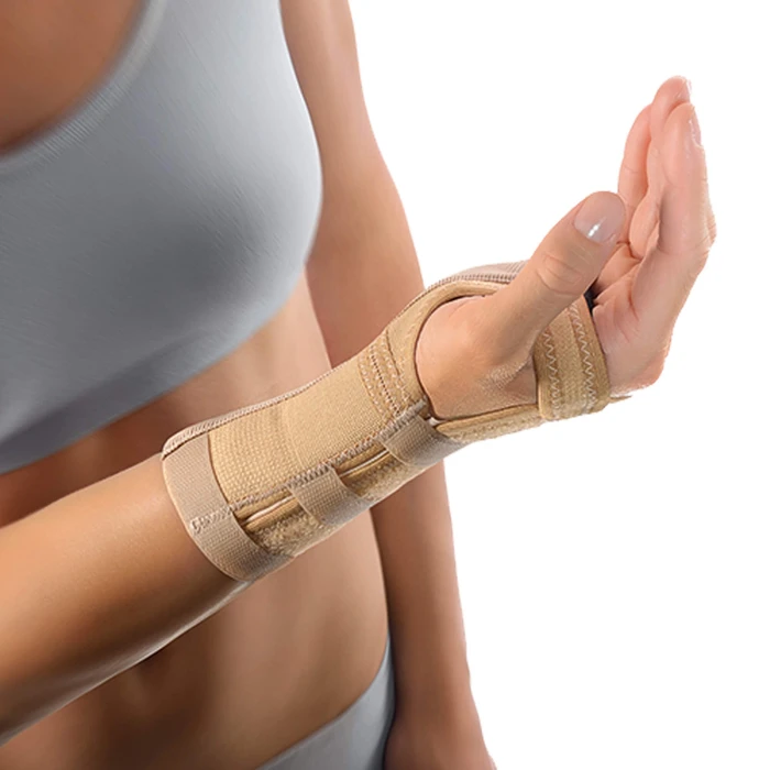 Bort Medical Handgelenkstütze mit Alu-Schiene rechts Größe XS beige, 1 Stück