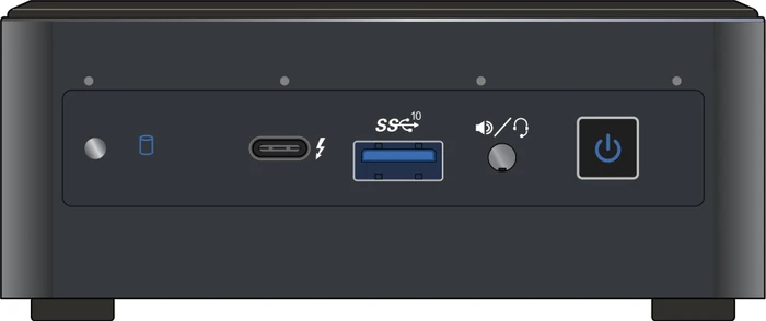ASUS NUC 11 Performance Kit - Tall - Panther Canyon - NUC11PAHi5 / RNUC11PAHI50000 / RNUC11PAHI50Z00, ohne Netzkabel