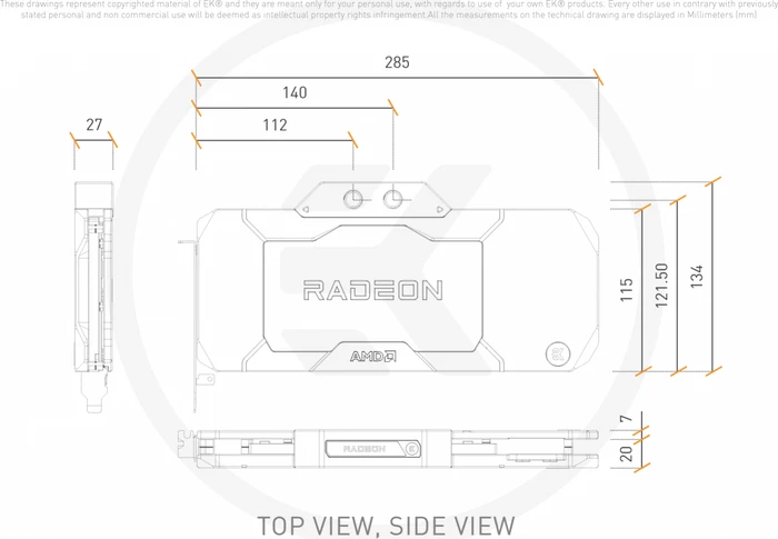 EK Water Blocks Quantum Line EK-Quantum Vector² RX 7900 XTX D-RGB, AMD Radeon Edition