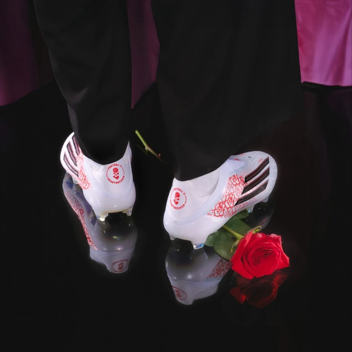 adidas F50 Elite Lamine Yamal Laceless FG cloud white/core black/lucid red