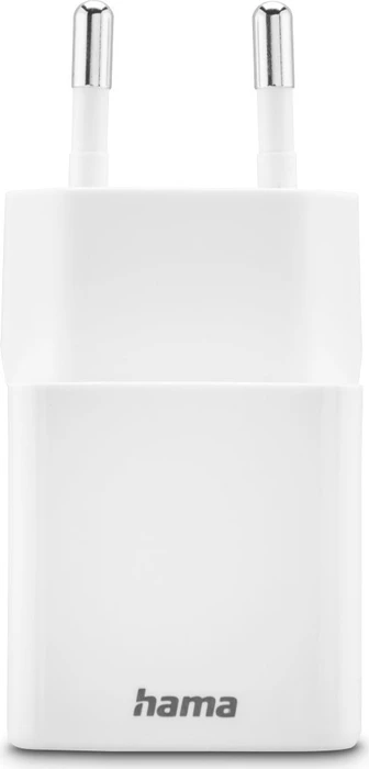 Hama Schnellladegerät USB-C PD/Qualcomm GaN Mini-Ladegerät 30W weiß