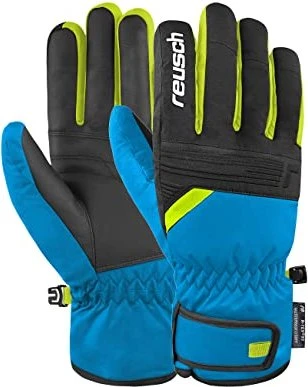 Reusch Baldo R-Tex XT Skihandschuhe brill blue/black/safety yellow