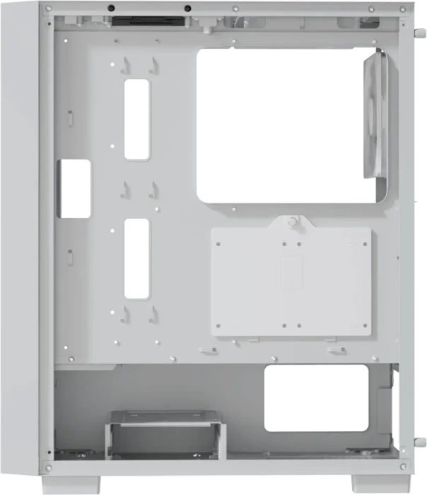AeroCool B509A Flow White, Glasfenster