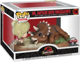 FunKo Pop! Movies - Jurassic Park - Dr. Sattler with Triceratops