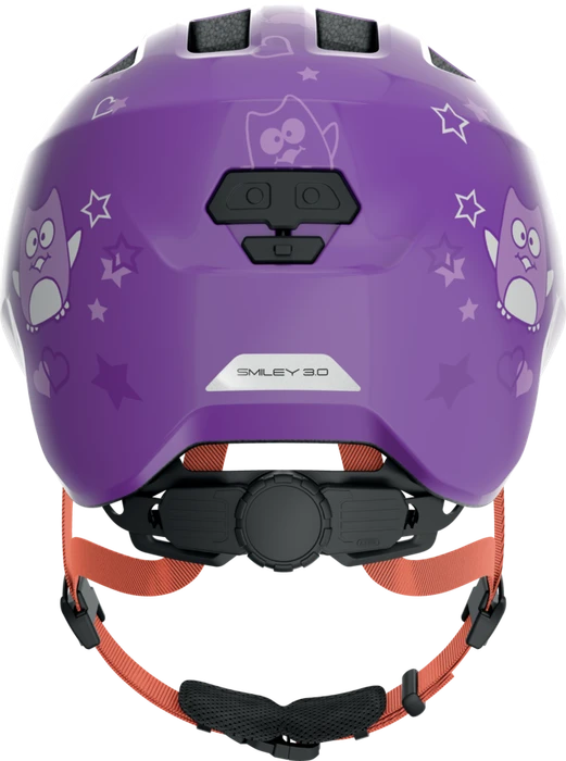 ABUS Smiley 3.0 Kinderhelm purple star
