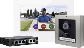 ABUS TVHS20500 Komplett-Set Video-Türsprechanlage grau, Set