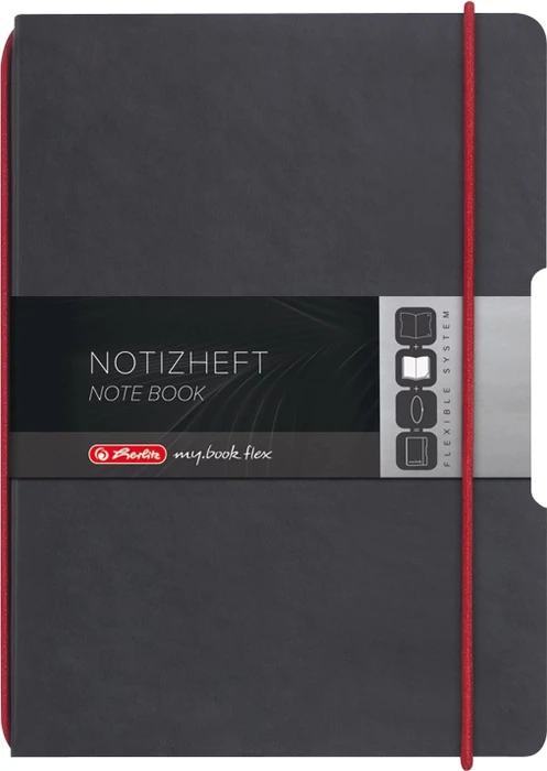 Herlitz my.book flex Notizheft Lederoptik-Wechselcover