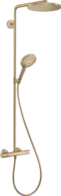Hansgrohe Raindance S Showerpipe 240 1jet PowderRain EcoSmart mit Thermostat brushed bronze