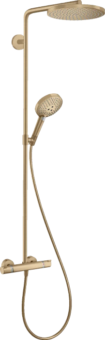 Hansgrohe Raindance S Showerpipe 240 1jet PowderRain EcoSmart mit Thermostat brushed bronze