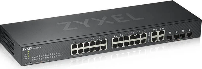 Zyxel GS1920 Rackmount Gigabit Smart Switch, 24x RJ-45, 4x RJ-45/SFP
