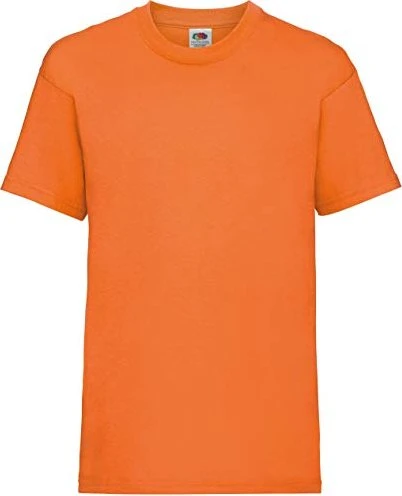 Fruit Of The Loom Valueweight T-Shirt kurzarm orange (Junior)