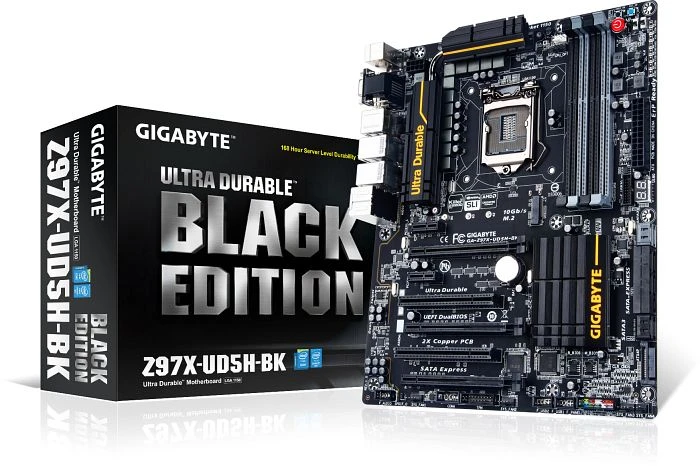 GIGABYTE GA-Z97X-UD5H-BK Black Edition (Intel 1150)