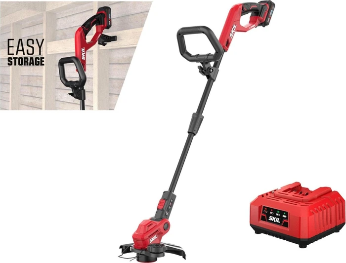 Skil 0231 AA Akku-Rasentrimmer inkl. Akku 2.0Ah