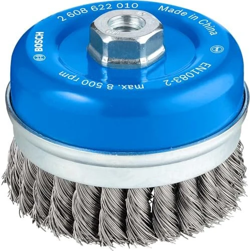 Bosch Professional Heavy for Metal Topfbürste gezopft, 100mm, 1 Stück
